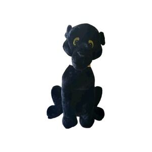 Vintage Large Panther Jaguar Stuffed Animal Cat Classic Toy Co. 16" Inch